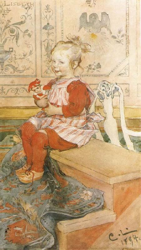 Carl Larsson Lisbeth oil painting image